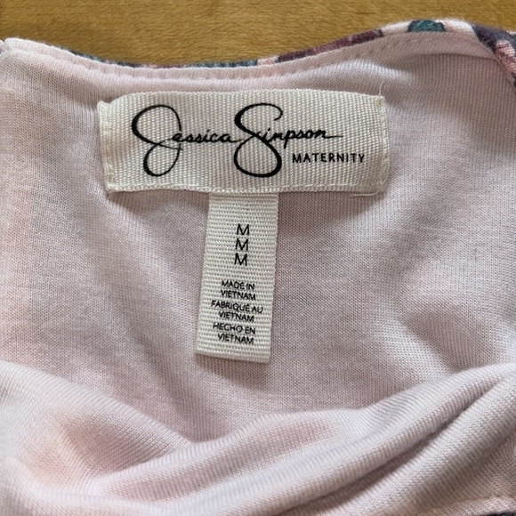 Jessica Simpson Maternity Pink Boho Dress Size Medium​ - Picture 8 of 9